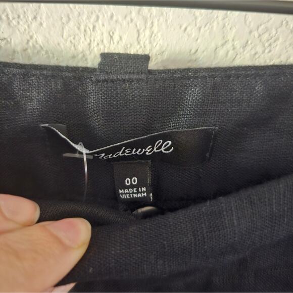 NWT Madewell The Harlow Wide Leg Pant in Black - Picture 8 of 11
